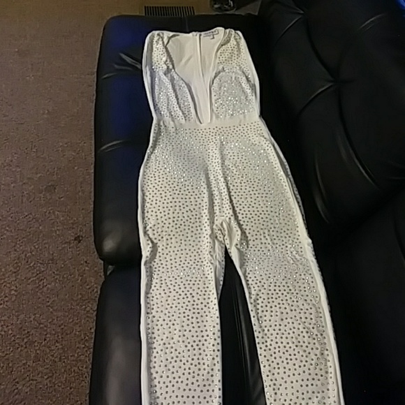 Custom-made rhinestone bodysuit - Picture 2 of 3